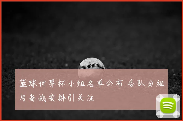 篮球世界杯小组名单公布 各队分组与备战安排引关注